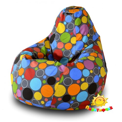 фото Кресло-мешок груша пазитифчик боро (жаккард) 160х100 см