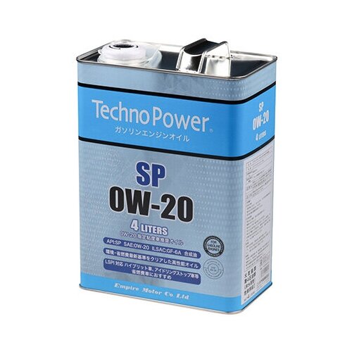 Масло моторное, синтетическое Techno Power SP 0W20 3 литра