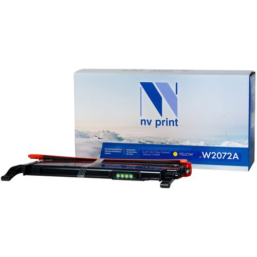 Картридж NV Print NV-W2072A Yellow для HP 150/150A/150NW/178NW/179MFP 700k картридж nv print w2072a 117a желтый для hp 150 150a 150nw 178nw 179mfp nv w2072ay 700 стр желтый