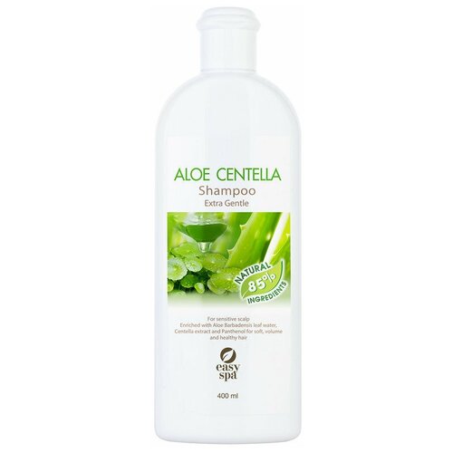 EASY SPA Шампунь для волос и чувствительной кожи головы Aloe Centella, 400 мл