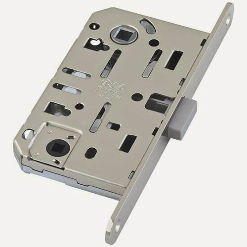 Изображение товара Замок межкомнатный магнитный Agb MEDIANA POLARIS WC+отв. планка, хром (B06102.50.06.567)