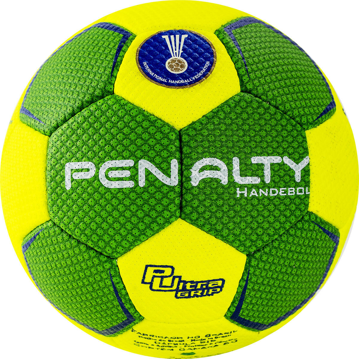 Мяч гандбольный Penalty Handebol Suecia H3l Ultra Grip 5115602600-u, размер 3, желто-зеленый (3)