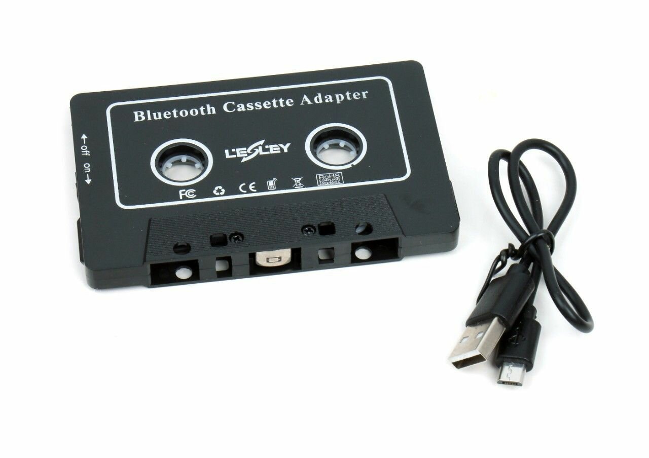 Bluetooth аудио-кассета Блютуз 5.0 адаптер AUX кассета