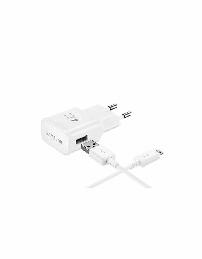 Сетевое зарядное устройство Samsung 2A c кабелем USB Type-C EP-TA20EWECGRU White