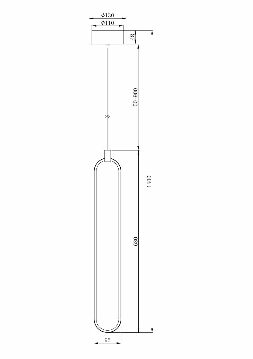 Подвесной светильник Maytoni MOD017PL-L13G Hoff - фото №16