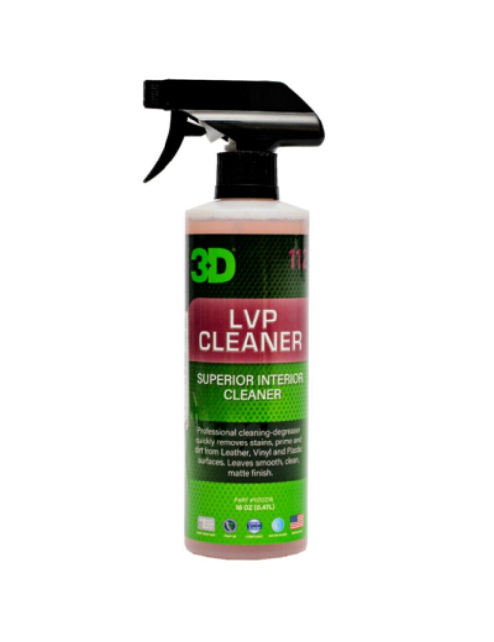 LVP Cleaner Очиститель салона с обезжиривающим эффектом 3D 473мл