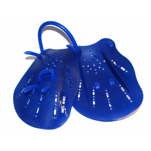 Лопатки для плавания SWIM TEAM. Размер L. S-HS-L, Синий