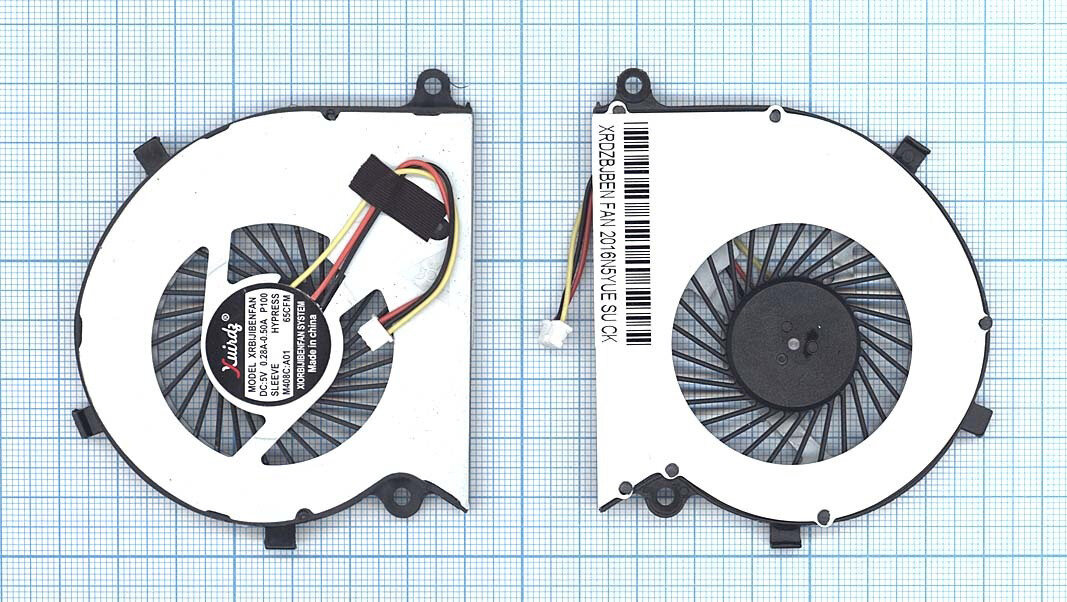 Вентилятор (кулер) для Toshiba DFS501105PQ0T FH2W (3-pin)