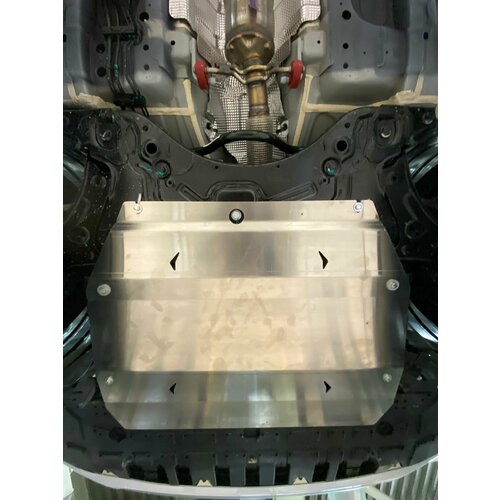 43.02ABC защита картера двигателя и кпп geely emgrand v-все (2021-) (алюминий 4 мм)