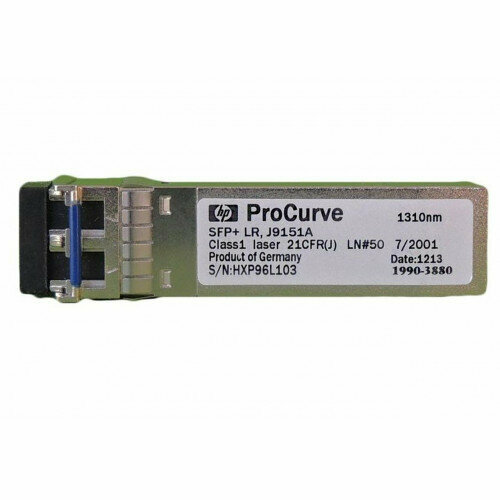 Трансивер HPE J9151A ProCurve 10GBASE-LR SFP+ 1310nm 10Gbps 10kм LC sfp модуль hpe jd097c