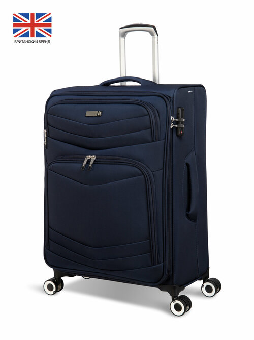 Чемодан IT Luggage, размер M, синий