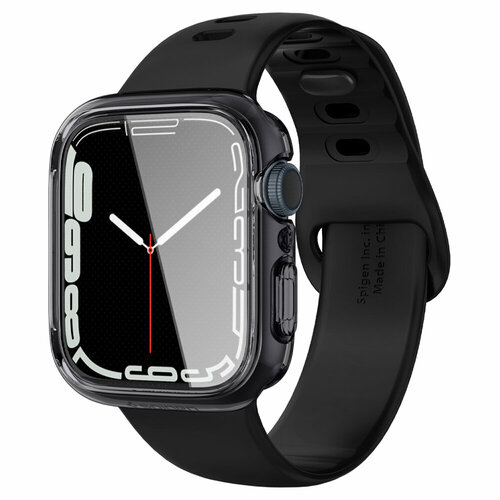 Чехол SPIGEN для Apple Watch (45 mm) - Ultra Hybrid 2 - Прозрачный/Затемненный - ACS04612 чехол spigen ultra hybrid для samsung galaxy s23 acs05668 прозрачный