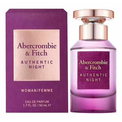 Парфюмерная вода Abercrombie & Fitch Authentic Night Femme, 50 мл. парфюмерная вода abercrombie