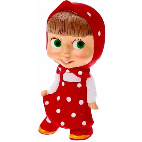 Игрушка для купания в ванной "Маша", детская резиновая фигурка для малышей, 10 см в сетке Играем вместе