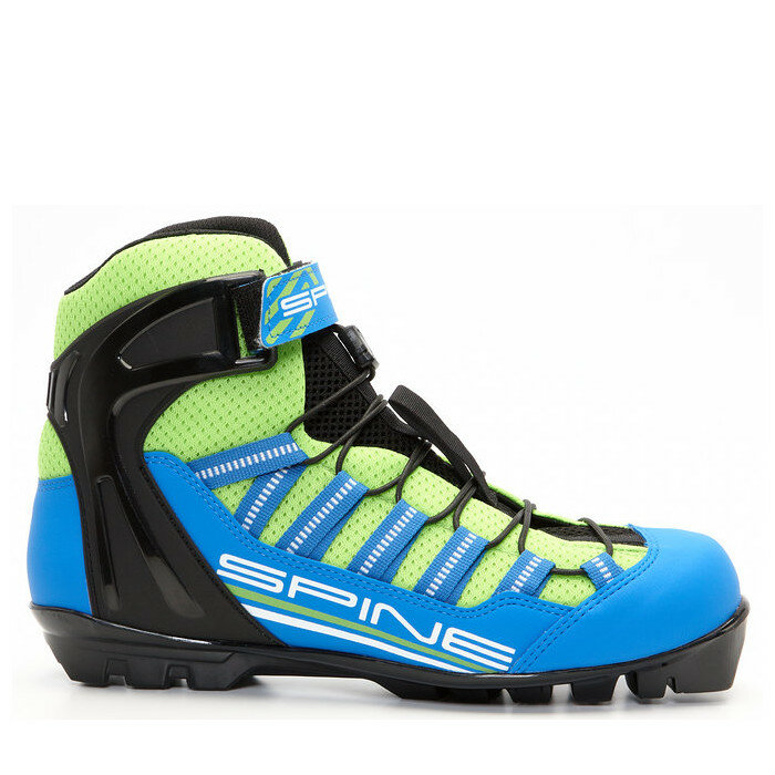 Лыжероллерные ботинки SPINE SNS Skiroll Combi (13) (синий/черный/салатовый) (46)