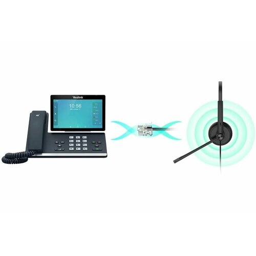 Гарнитура Yealink YHS34 Dual черный 8190₽