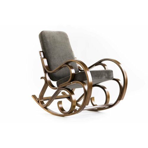 Кресло -качалка Луиза арт. GT6732 (2 уп. каркас вишня 1 уп, сиденье Грей Браун 1 уп.)