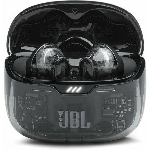 Наушники вкладыши JBL TUNE BEAM GHOST черный беспроводные bluetooth в ушной раковине JBLTBEAMGBLKAS 10515₽
