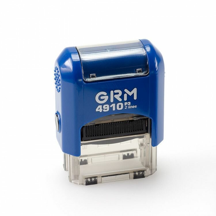 P3 GRM 4910 Автоматическая оснастка для штампа (штамп 26 х 9 мм.) , Синий
