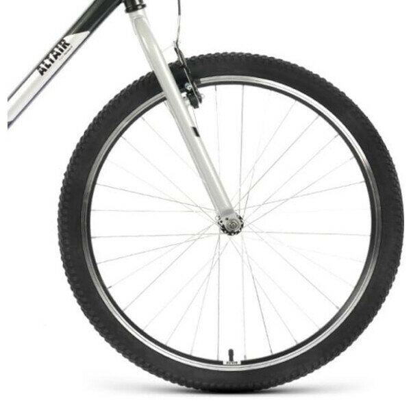 Велосипед ALTAIR MTB HT 1.0 26" (2022) (Велосипед ALTAIR MTB HT 26 1.0 (26" 7 ск. рост. 19") 2022, черный/серый, RBK22AL26103)