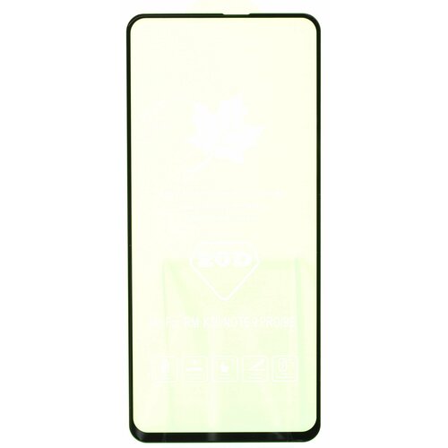 Защитное стекло с рамкой 3D олеофобное покрытие для Xiaomi Redmi Note 9 ProNote 9S Черное 320₽