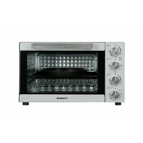 Мини-печь KRAFT KFC-MO 450 HGR 45 л 2000 Вт серый 720000₽