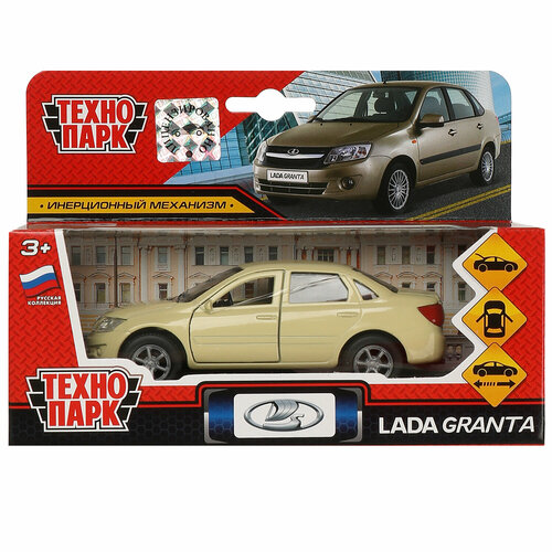 Машина Технопарк Lada granta 369817 машина lada granta такси 12см технопарк