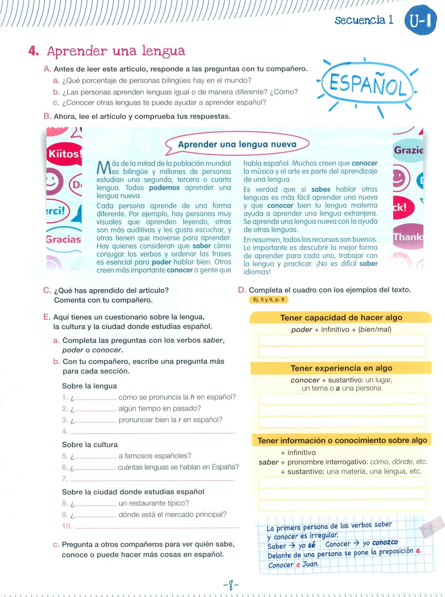 Experiencias 4. A2. Libro del alumno - фото №2