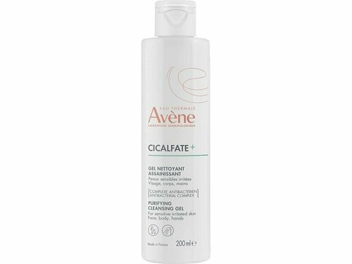 Очищающий гель для чувствительной и раздраженной кожи EAU THERMALE AVENE CICALFATE+