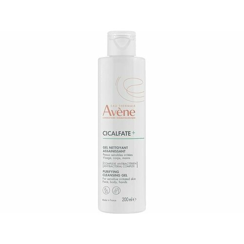 Очищающий гель для чувствительной и раздраженной кожи EAU THERMALE AVENE CICALFATE+ гель для чувствительной и раздраженной кожи очищающий cicalfate avene авен 200мл