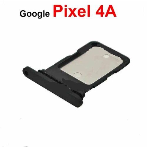 Держатель сим-карты для Google Pixel 4A (черный) держатель сим карты sim для google pixel 3a xl черный