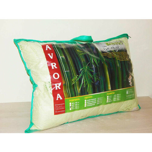 Подушка Бамбук 50х70 полиэстер ультрастеп Аврора-текс