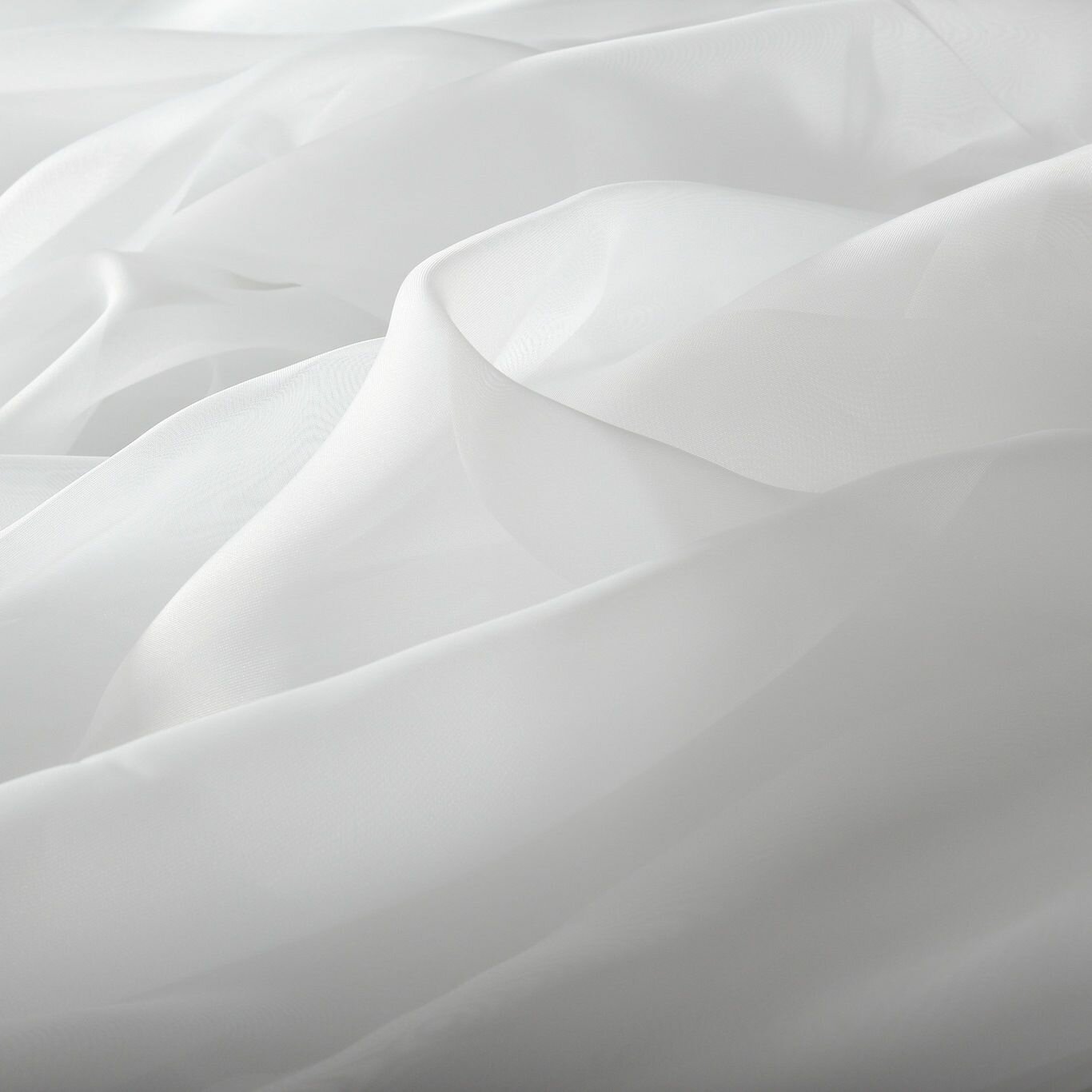 Вуаль (ткань интерьерная тюль) матовая белая 10 м ширина 280 см 100% пэ