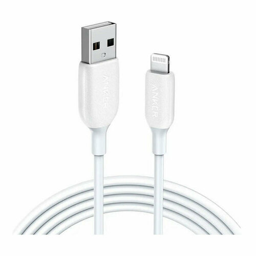 Кабель Anker PowerLine III USB-A - Lightning 1.8 м (A8813H21) белый