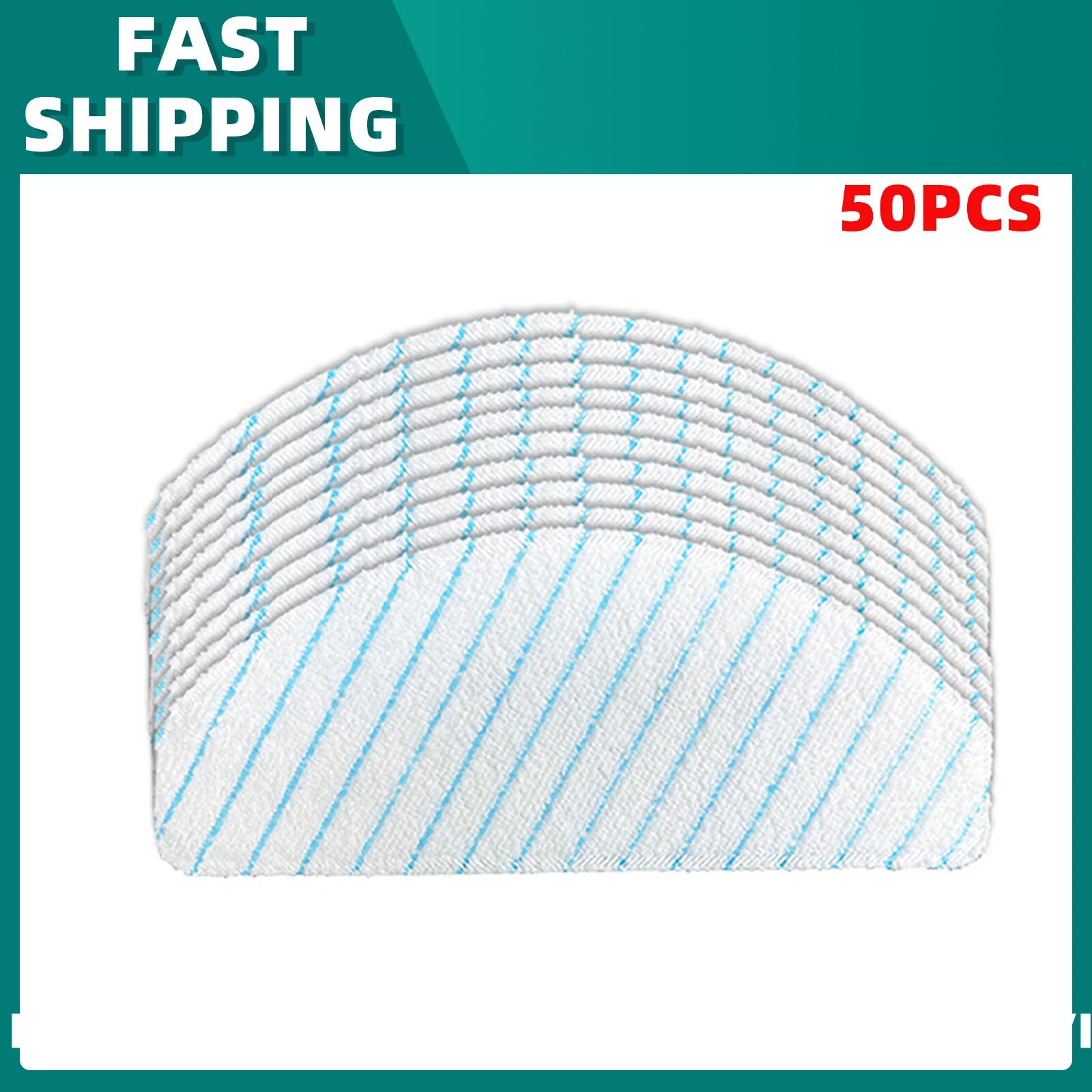 Одноразовые подушечки для швабры OSSIEAO для Ecovacs Deebot Ozmo T8 T8+/ T8 AIVI T9 AIVI / N8 50 pcs