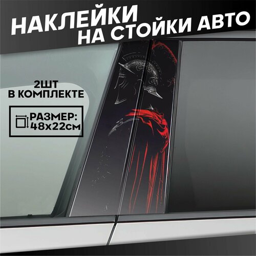 Наклейки на стойки дверей авто Гладиатор 900₽