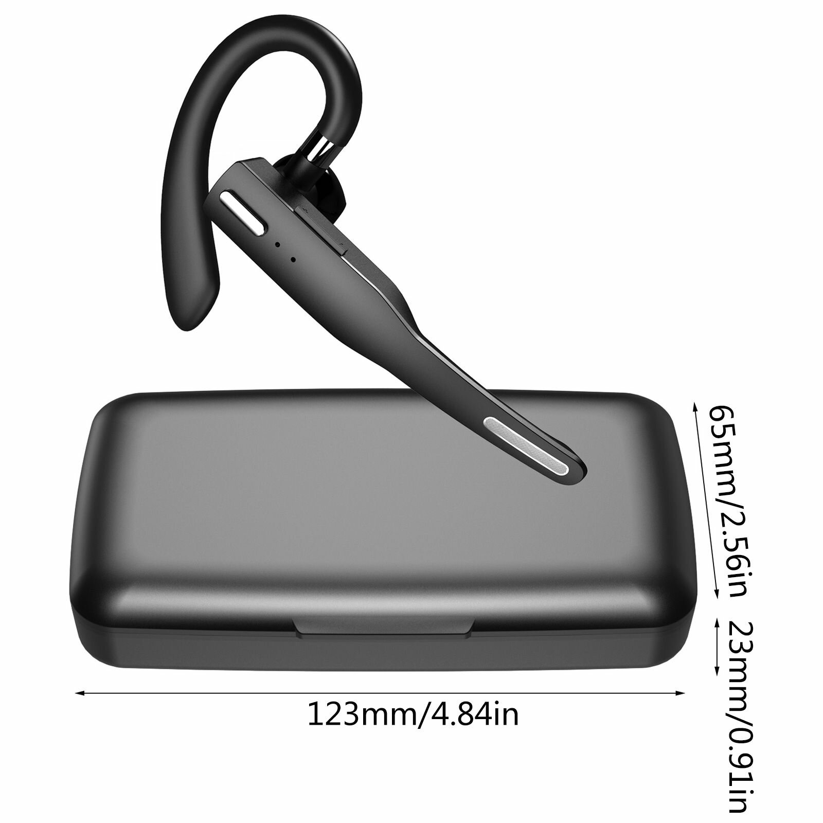 YYK525 Ear Bluetooth-совместимая гарнитура с ушными крючками-вкладышами для спортивного бега-A — фото 1