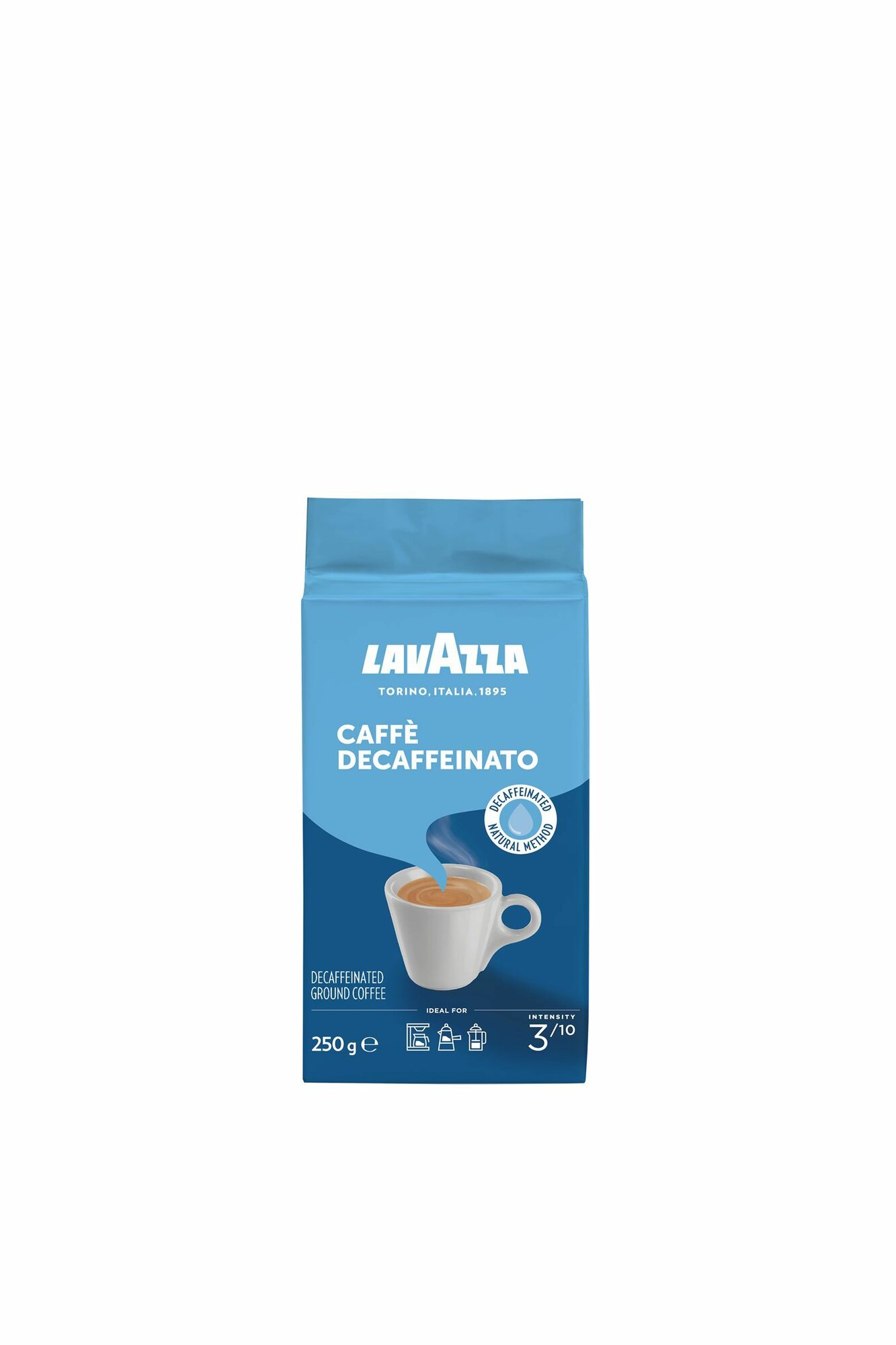Кофе молотый Lavazza Caffe Decaffeinato, 250г х 3шт — фото 1