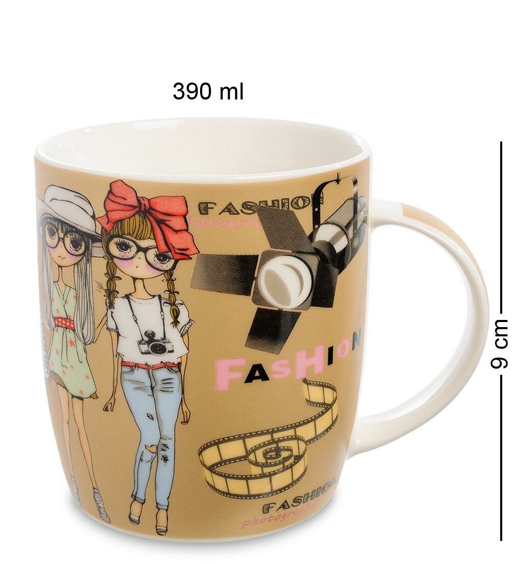 Кружка Fashion time 390мл A2104766 Love Drinks Фарфор