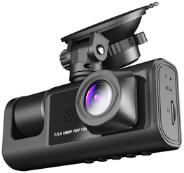 Автомобильный видеорегистратор Full HD, с 3 камерами, видеорегистратор с задней камерой