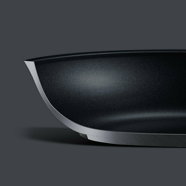 Сковорода Xiaomi HuoHou Teflon Platinum Plus Non-Stick Pan, 24см, без крышки, черный [hu0070] - фото №3