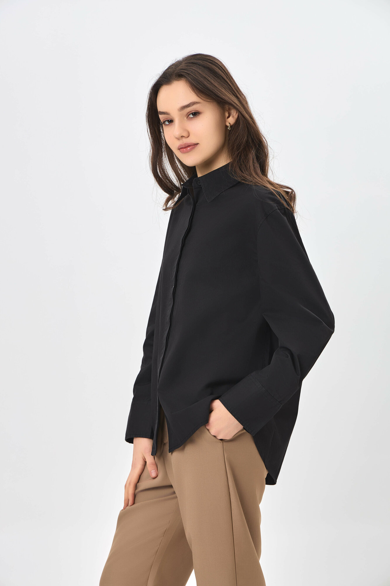 Рубашка TERRA PRO, размер L, black — фото 1