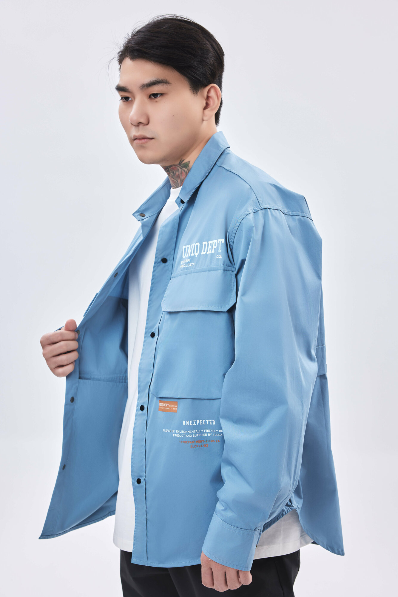 Рубашка TERRA PRO, размер L, blue — фото 1