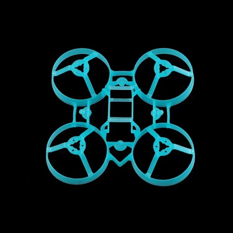 HappyModel New Bwhoop65 3.1g Mobula6 65mm Tiny Whoop Drone Quadcopter FPV Frame KIT RC FPV Бесщеточный гоночный фристайл DIY Запчасти, 1PCS Blue