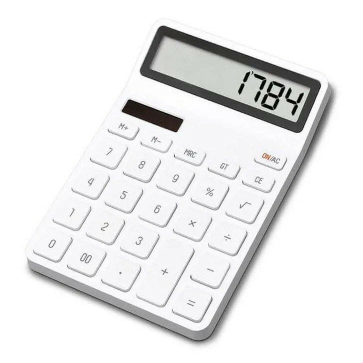 Калькулятор Xiaomi Kaco Lemo Desk Electronic Calculator (K1410) белый — фото 1