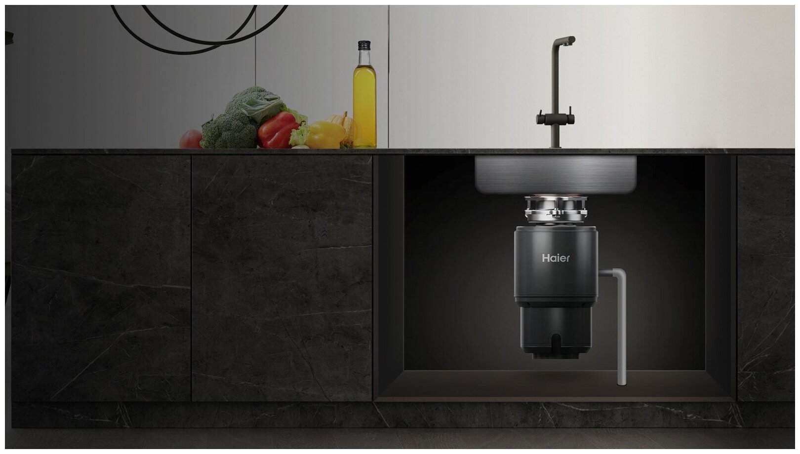 Изображение Измельчители пищевых отходов Haier Измельчитель пищевых отходов Haier HDM-1155S