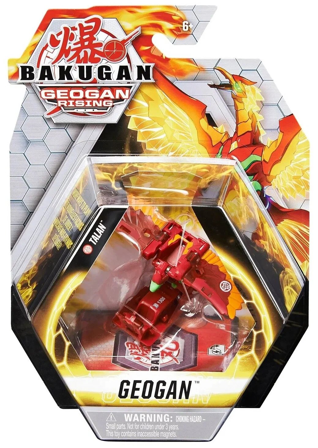 Фигурка-трансформер Бакуган S3 Geogan Talan Red 6059850/20134835 красный