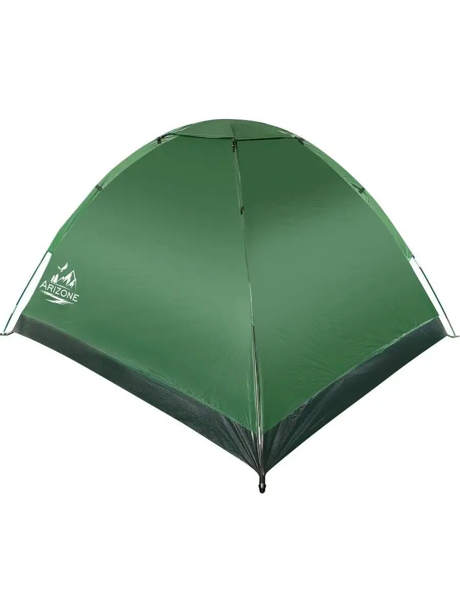 Палатка туристическая ARIZONE Coyote-3, трехместная, зеленая (28-274504) — фото 1
