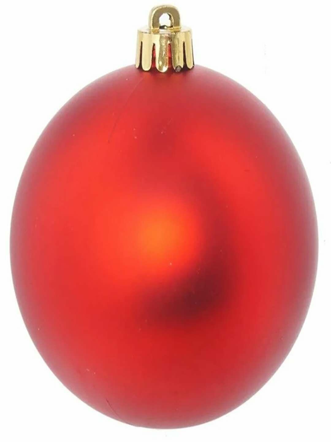 Матовый праздничный ёлочный шар «Сияние зимы» — 1 шт, яркий и стильный декор,25см