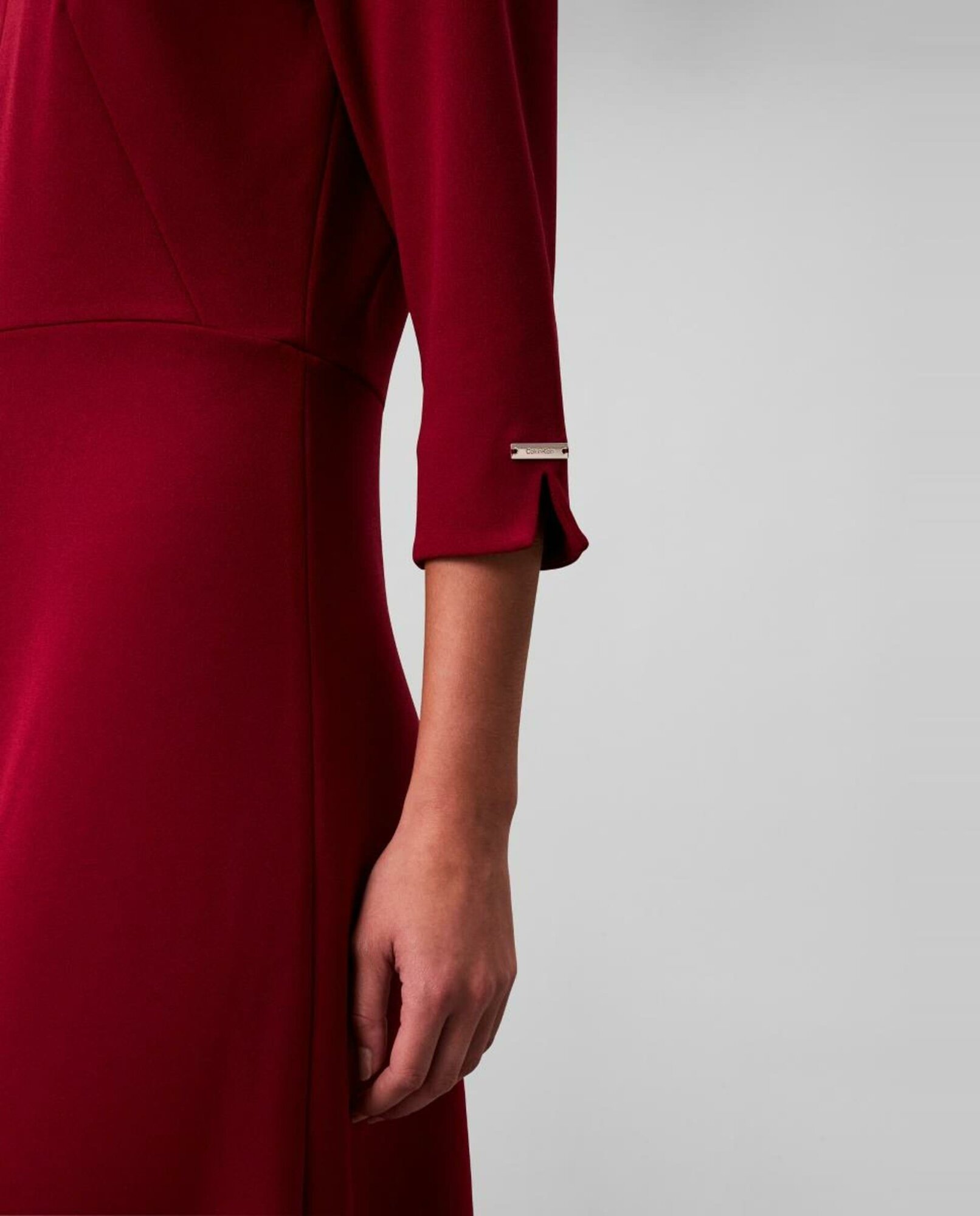 Платье CALVIN KLEIN, размер 10 US, красный — фото 1